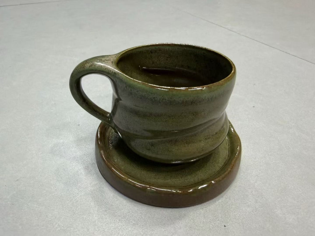 Moss Valley Handmade Jingdezhen Porcelain Mug Set