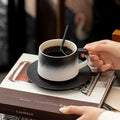 Inkveil Horizon Porcelain Mug Set（non-handmade）
