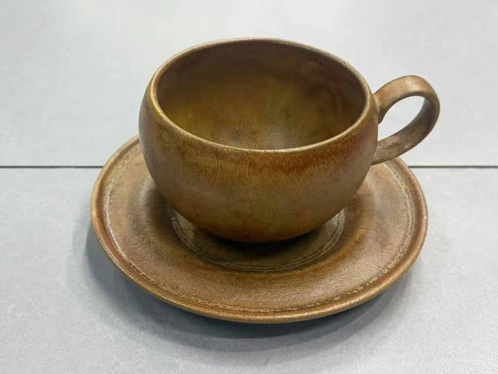 Golden Hearth Handmade Jingdezhen Porcelain Mug Set  Product Introduction