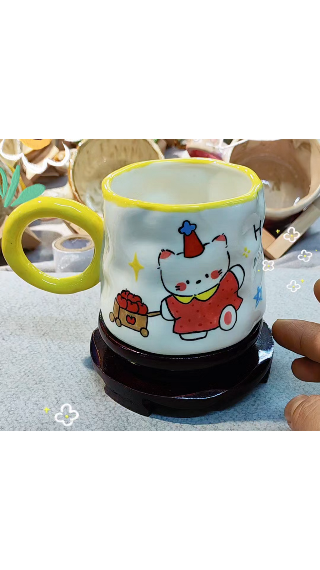 Birthday Parade Kitty Sunshine Mug