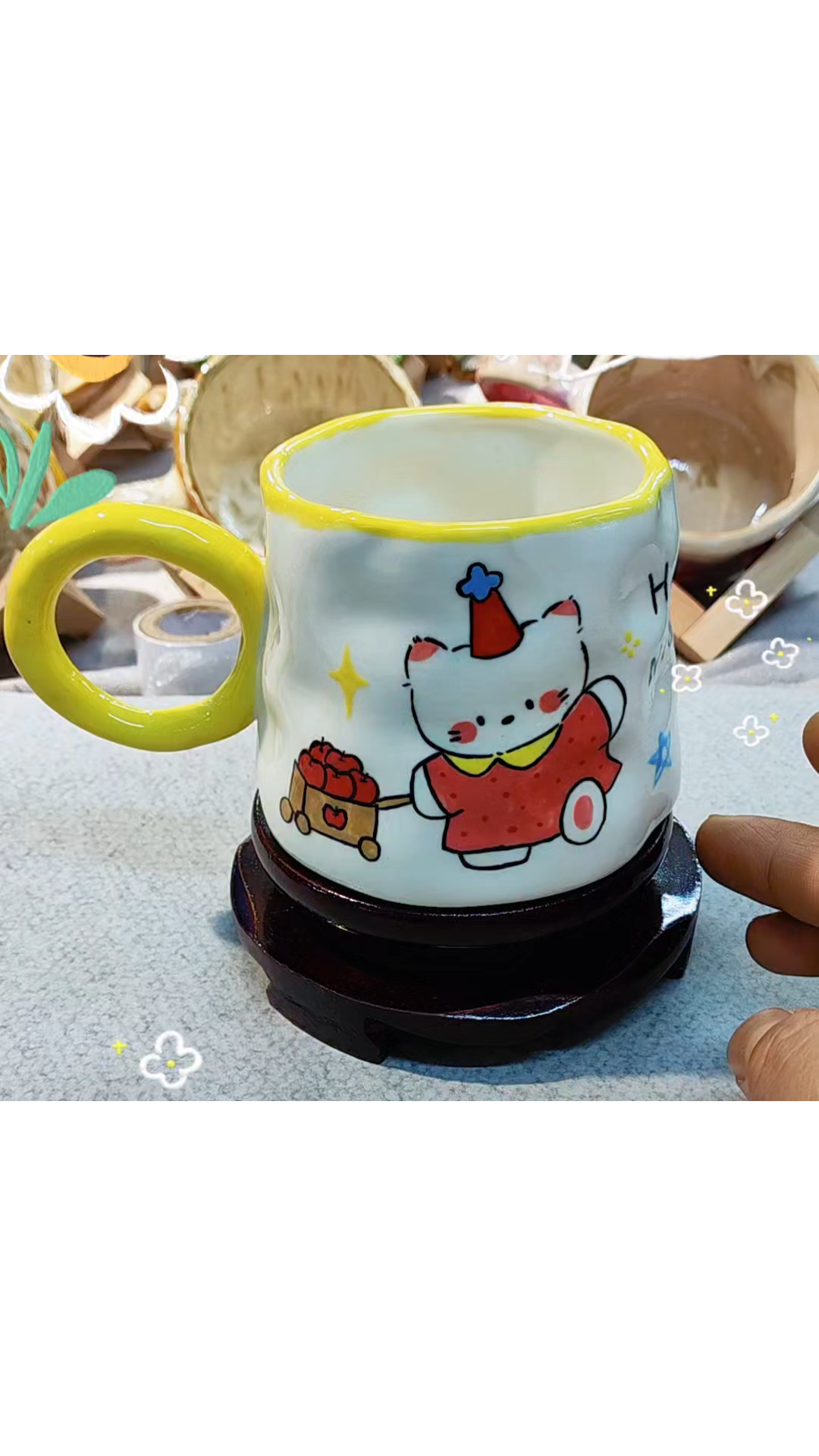 Birthday Parade Kitty Sunshine Mug