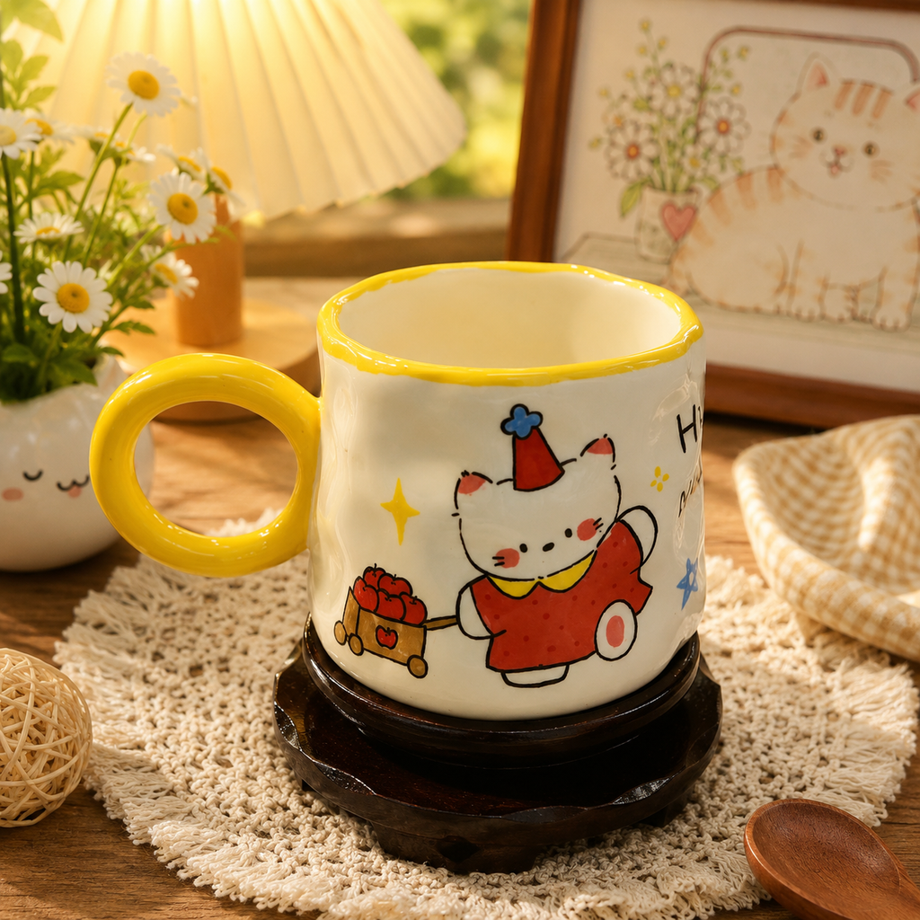 Birthday Parade Kitty Sunshine Mug