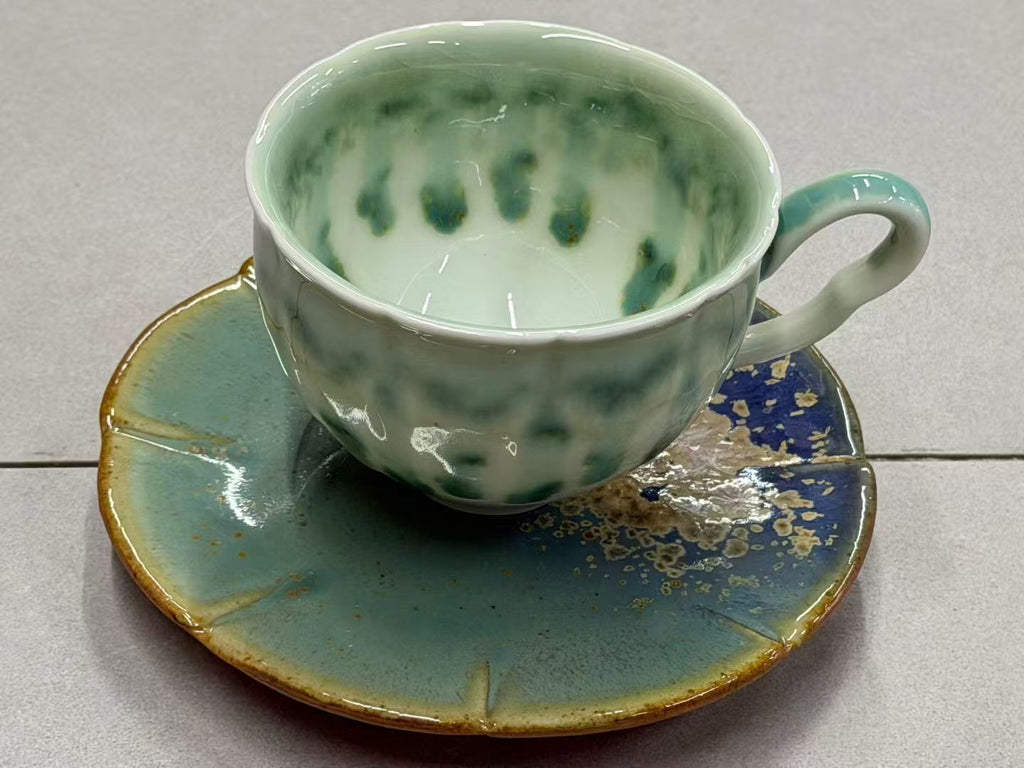 Kiln Fire Jade One-of-a-Kind Mug