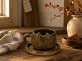 Cocoa Constellation Handmade Jingdezhen Porcelain Mug Set