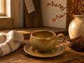 Golden Hearth Handmade Jingdezhen Porcelain Mug Set  Product Introduction