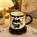 Lucky Night Black Cat Magic Mug